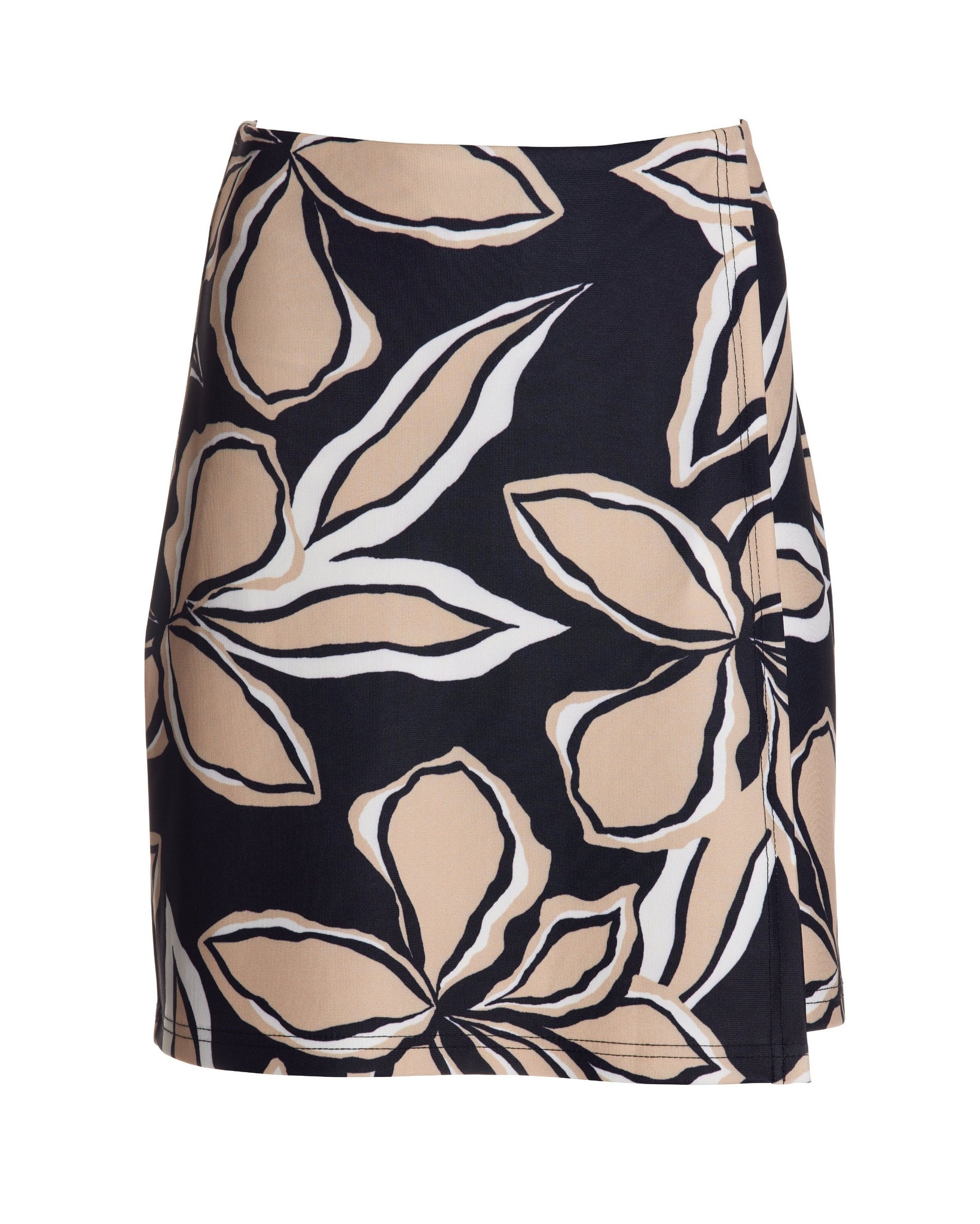 Beyond Travel Exploded Sketch Floral Skort Jet Black Multi - Image 2